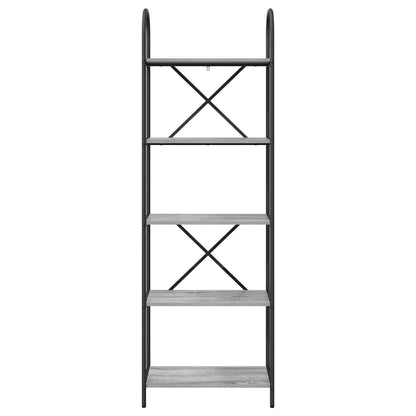 Bookshelf Grey Sonoma 60 x 30 x 183 cm Engineered wood