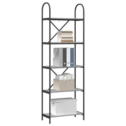 Bookshelf Grey Sonoma 60 x 30 x 183 cm Engineered wood