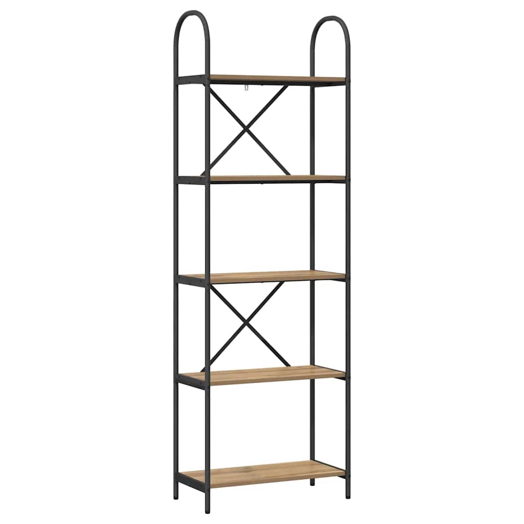 Bookshelf Artisan Oak 60 x 30 x 183 cm Engineered wood