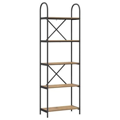 Bookshelf Artisan Oak 60 x 30 x 183 cm Engineered wood