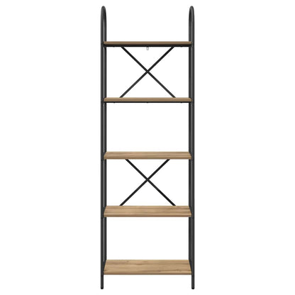 Bookshelf Artisan Oak 60 x 30 x 183 cm Engineered wood