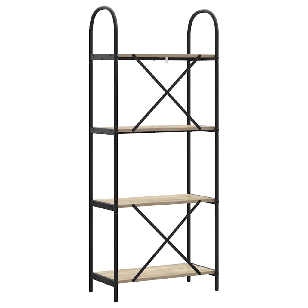 Bookshelf Sonoma Oak 60 x 30 x 146 cm Engineered wood