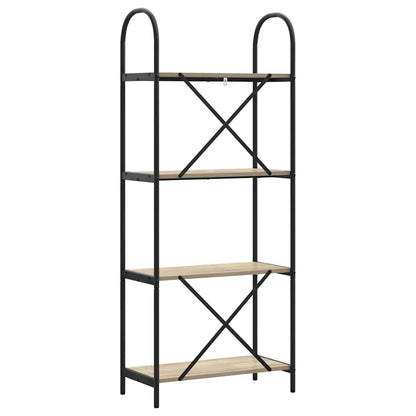 Bookshelf Sonoma Oak 60 x 30 x 146 cm Engineered wood