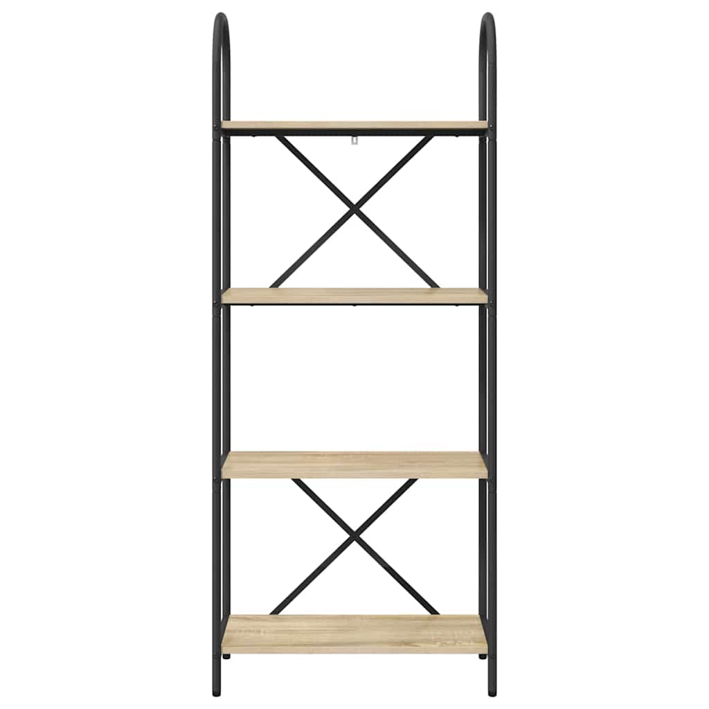 Bookshelf Sonoma Oak 60 x 30 x 146 cm Engineered wood