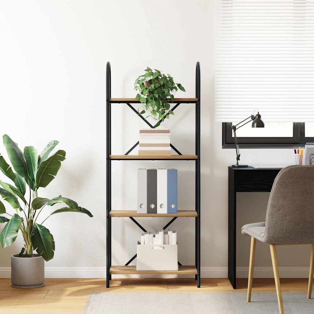 Bookshelf Artisan Oak 60 x 30 x 146 cm Engineered wood