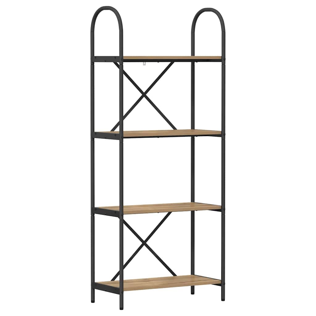 Bookshelf Artisan Oak 60 x 30 x 146 cm Engineered wood