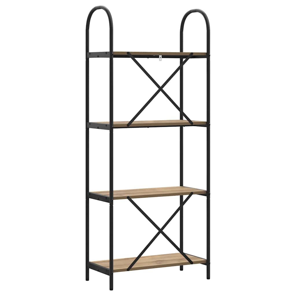 Bookshelf Artisan Oak 60 x 30 x 146 cm Engineered wood