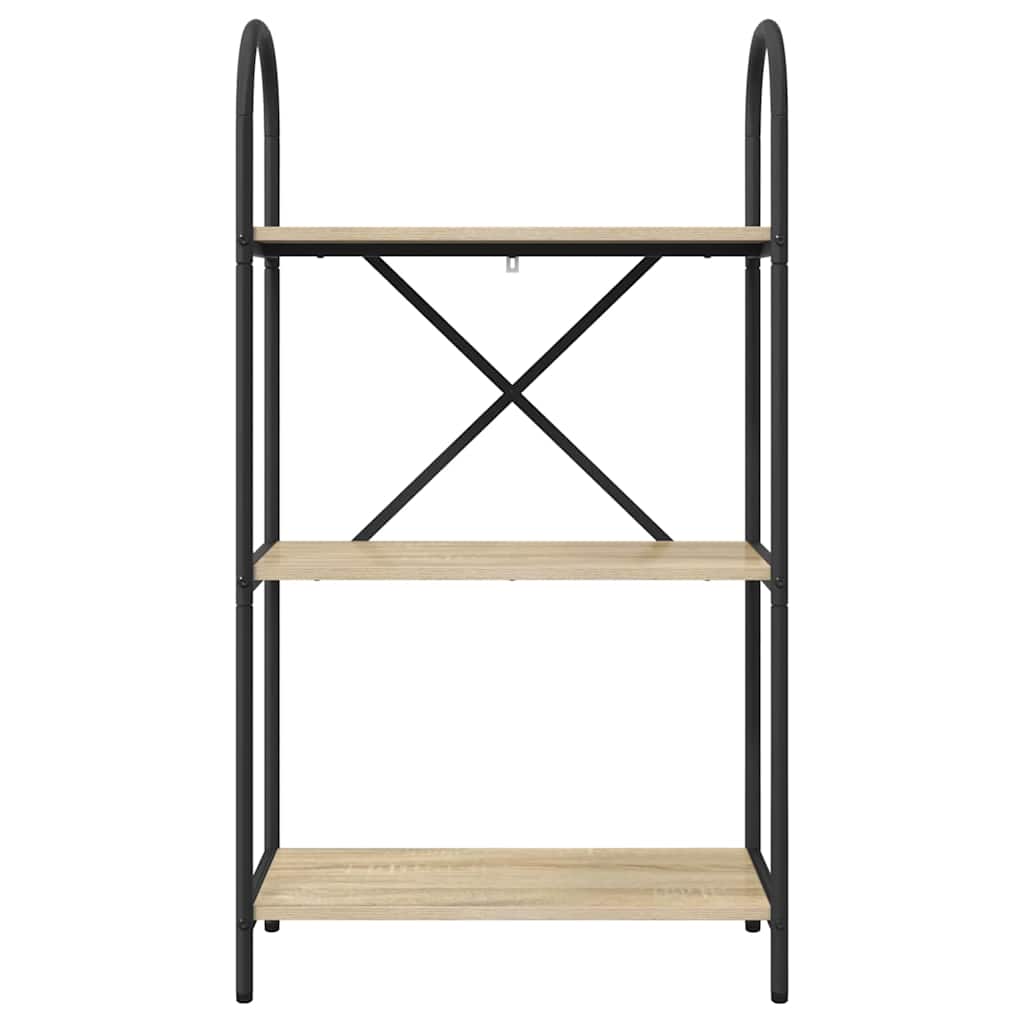 Bookshelf Sonoma Oak 60 x 30 x 109 cm Engineered wood