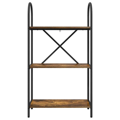 Bookshelf Smoked Oak 60 x 30 x 109 cm Engineered wood