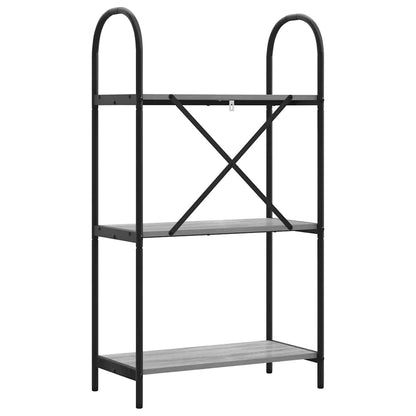 Bookshelf Grey Sonoma 60 x 30 x 109 cm Engineered wood