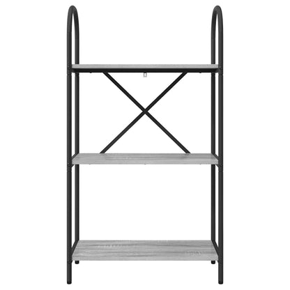Bookshelf Grey Sonoma 60 x 30 x 109 cm Engineered wood