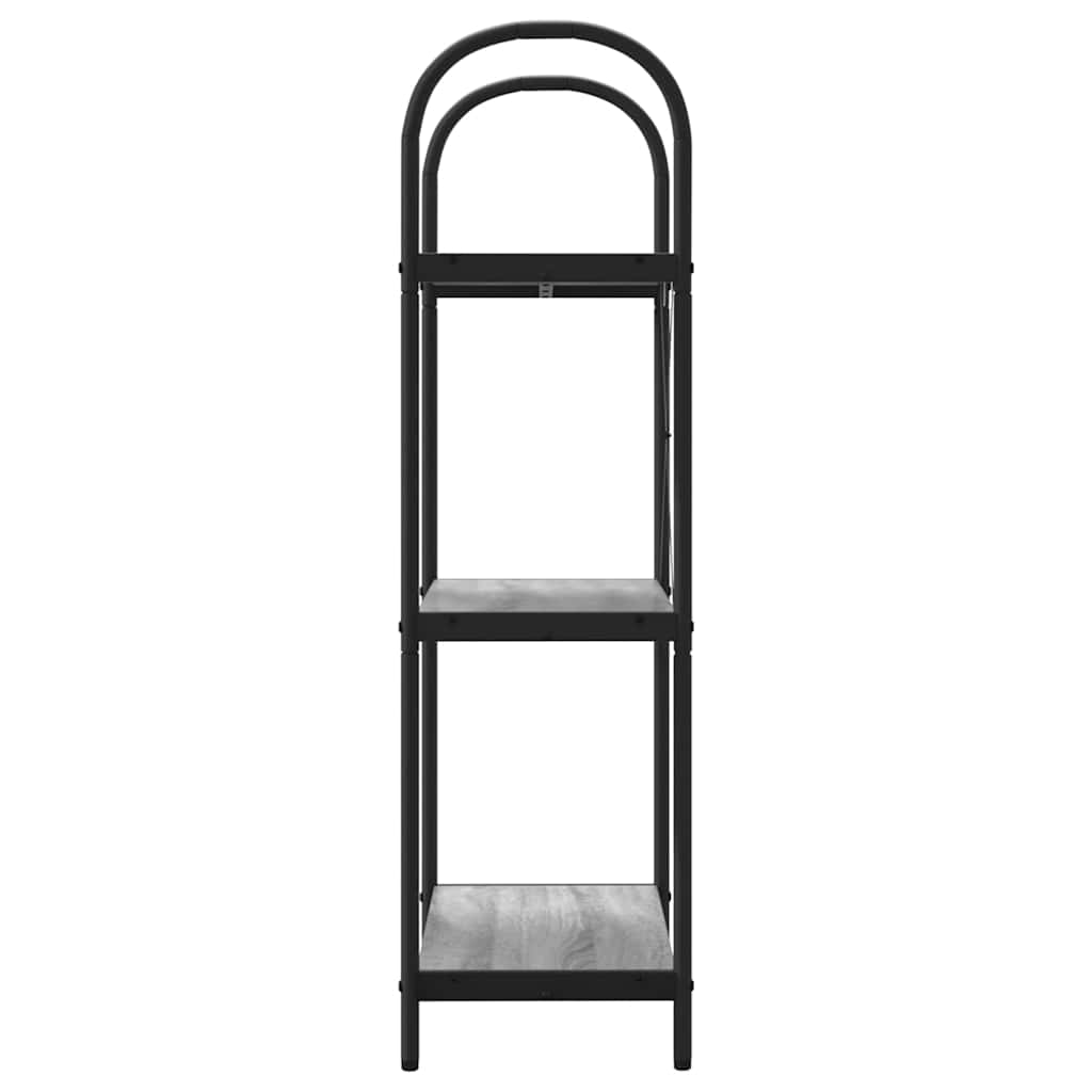 Bookshelf Grey Sonoma 60 x 30 x 109 cm Engineered wood