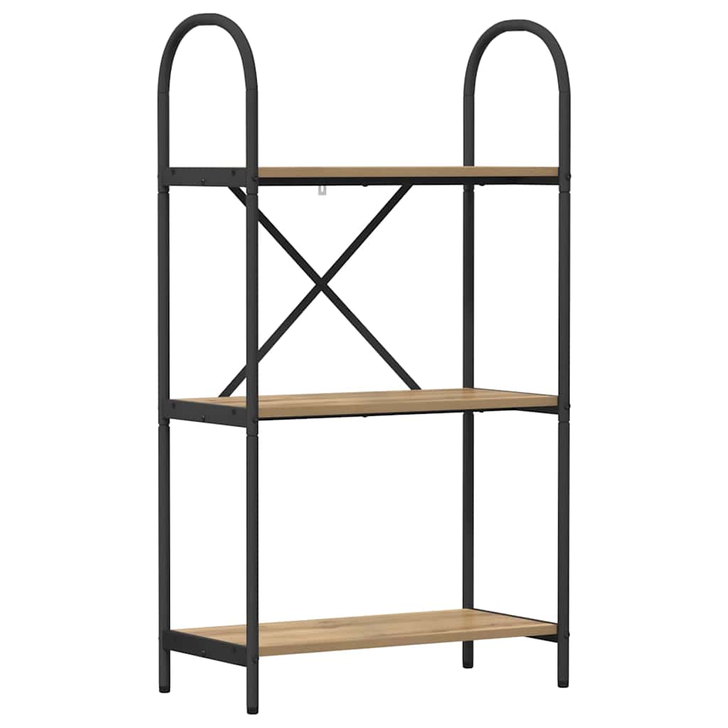 Bookshelf Artisan Oak 60 x 30 x 109 cm Engineered wood