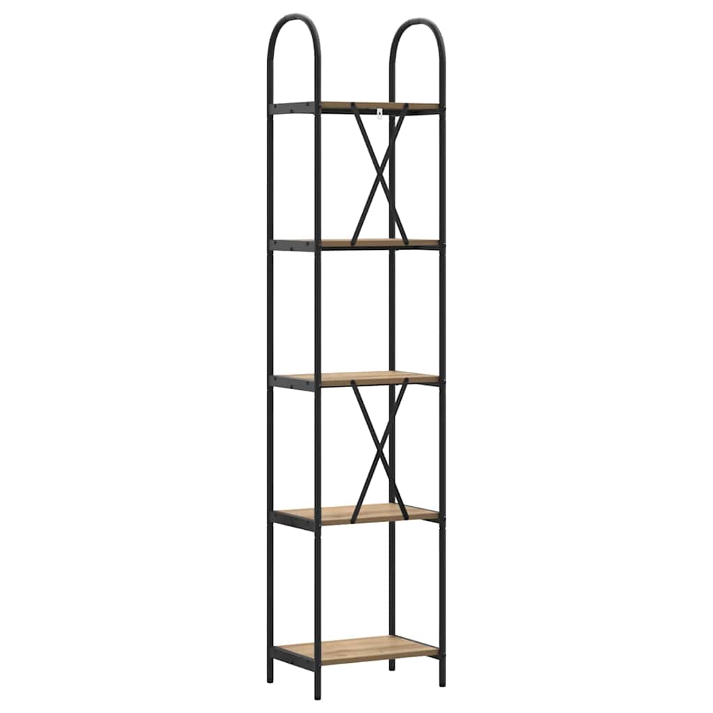 Bookshelf Artisan Oak 40 x 30 x 183 cm Engineered wood