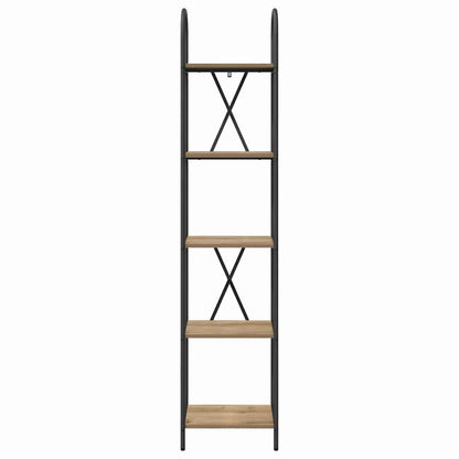 Bookshelf Artisan Oak 40 x 30 x 183 cm Engineered wood