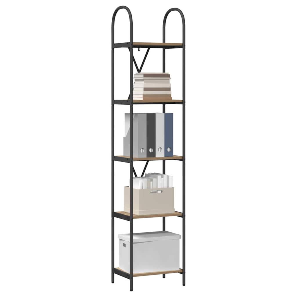 Bookshelf Artisan Oak 40 x 30 x 183 cm Engineered wood