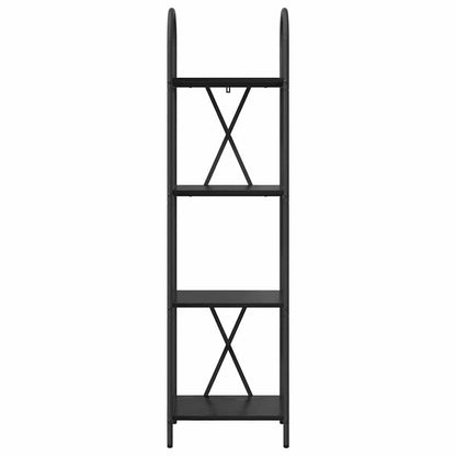 Bookshelf Black Oak 40 x 30 x 146 cm Engineered wood