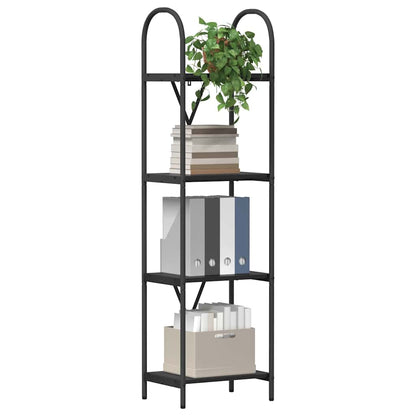Bookshelf Black Oak 40 x 30 x 146 cm Engineered wood