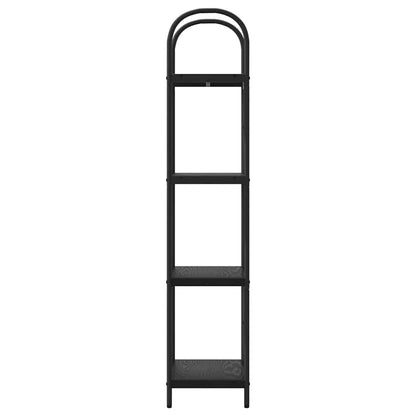 Bookshelf Black Oak 40 x 30 x 146 cm Engineered wood