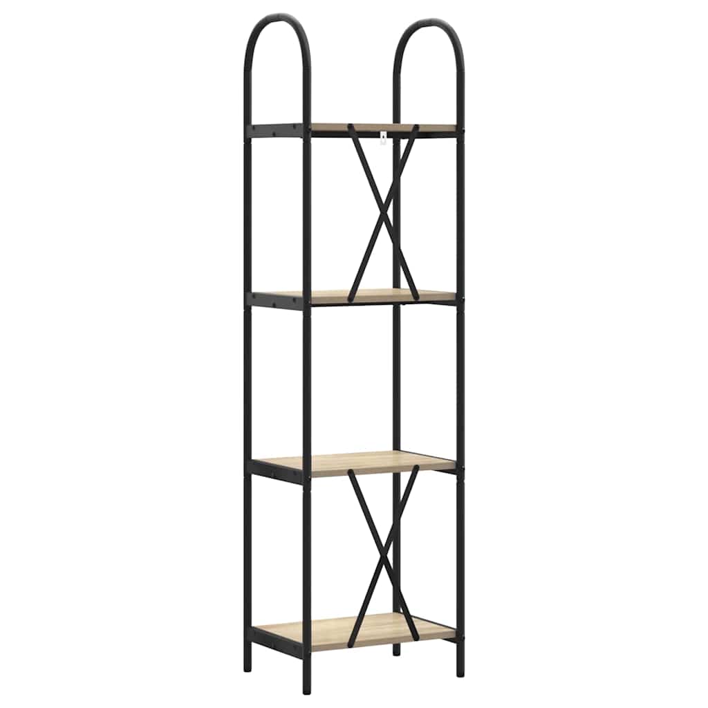 Bookshelf Sonoma Oak 40 x 30 x 146 cm Engineered wood