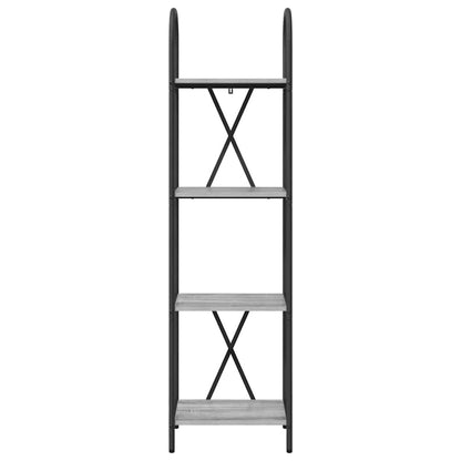 Bookshelf Grey Sonoma 40 x 30 x 146 cm Engineered wood