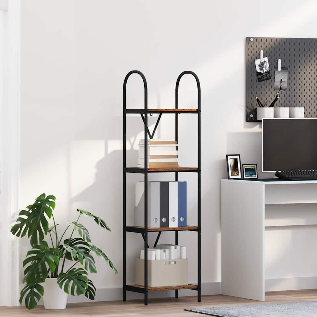 Bookshelf Old Wood 40 x 30 x 146 cm Engineered wood