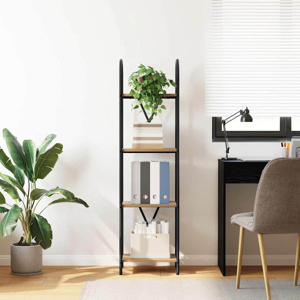 Bookshelf Artisan Oak 40 x 30 x 146 cm Engineered wood