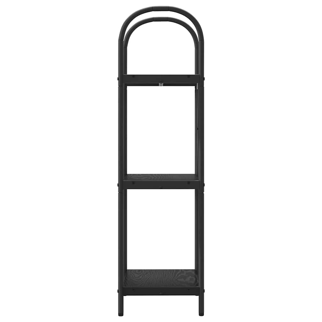 Bookshelf Black Oak 40 x 30 x 109 cm Engineered wood