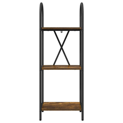 Bookshelf Smoked Oak 40 x 30 x 109 cm Engineered wood