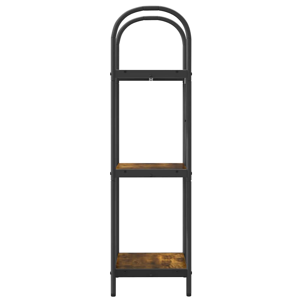 Bookshelf Smoked Oak 40 x 30 x 109 cm Engineered wood