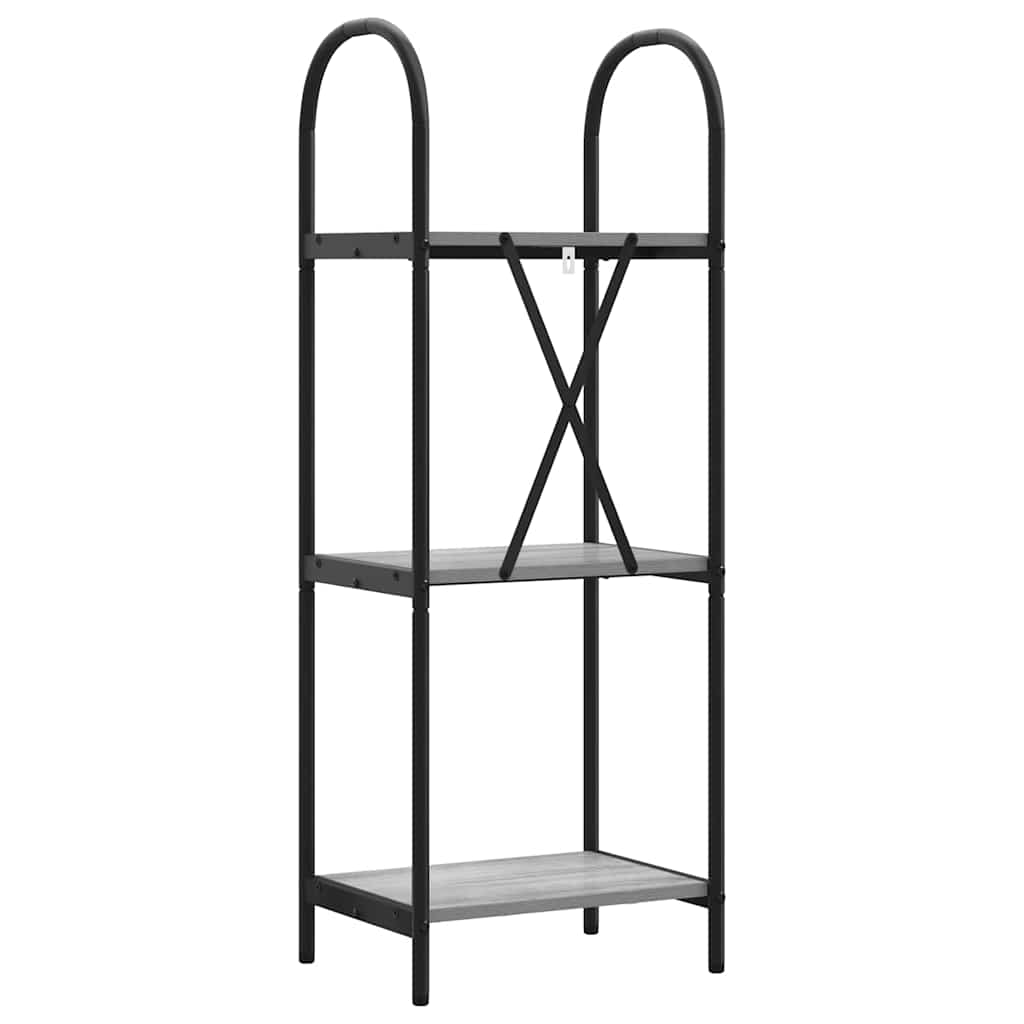 Bookshelf Grey Sonoma 40 x 30 x 109 cm Engineered wood