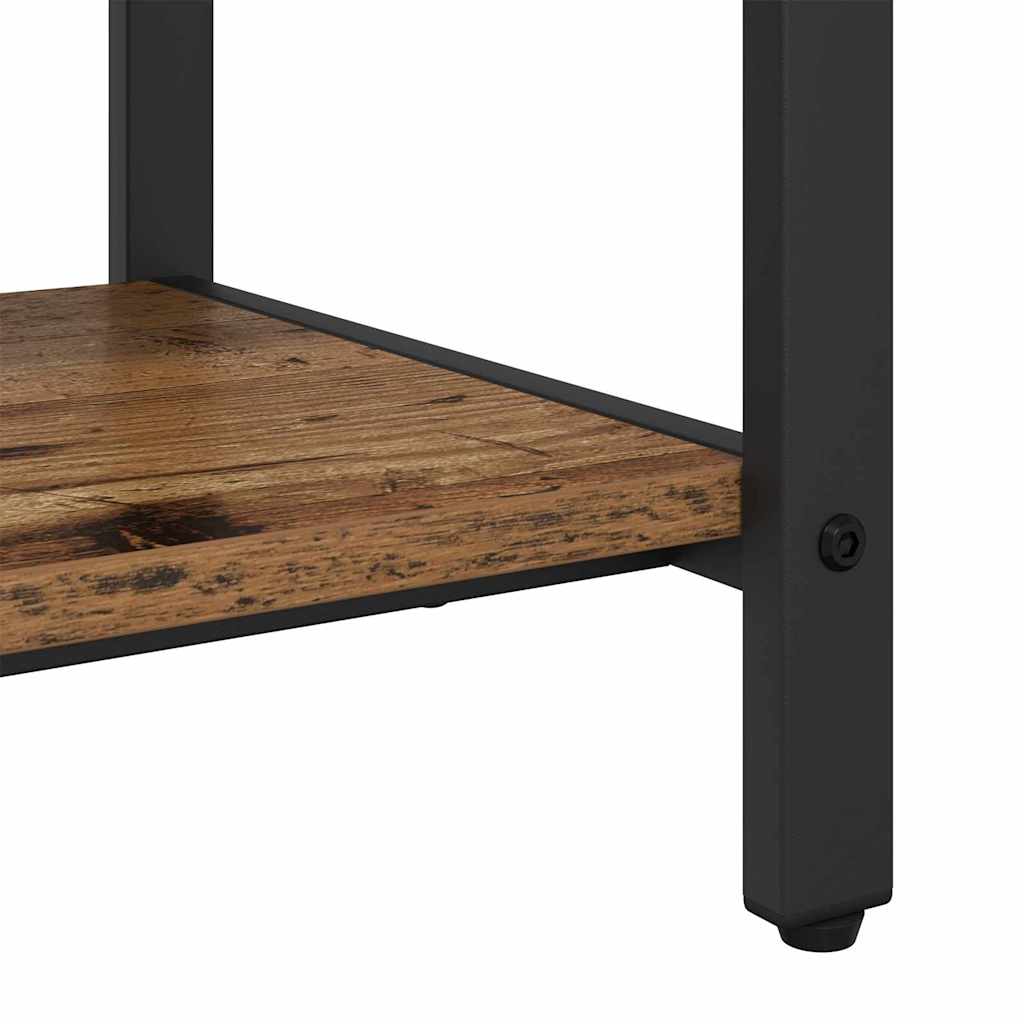 Coat Rack with Shelf Old Wood 75 x 34 x 184 cm Engineered wood