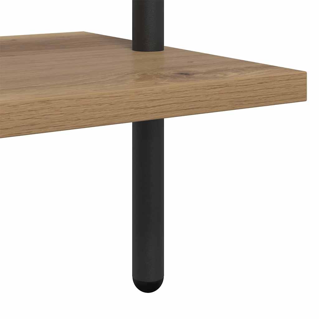 Bookshelf 5-Tier 60 x 24 x 168 cm Engineered wood Artisan Oak