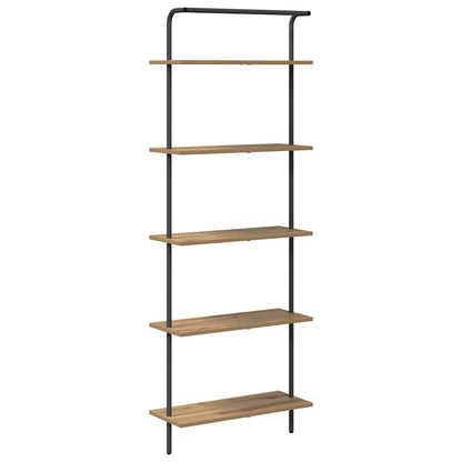 Bookshelf 5-Tier 60 x 24 x 168 cm Engineered wood Artisan Oak