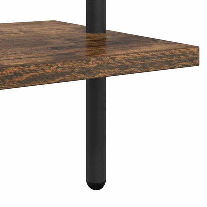 Bookshelf Smoked Oak 60 x 24 x 203 cm Engineered wood