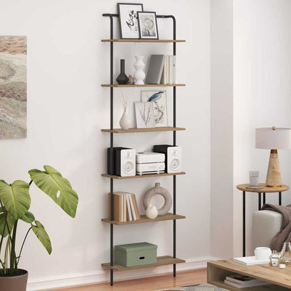 Bookshelf Artisan Oak 60 x 24 x 203 cm Engineered wood