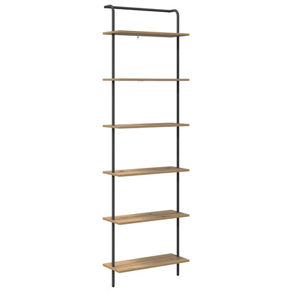 Bookshelf Artisan Oak 60 x 24 x 203 cm Engineered wood