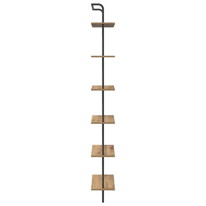 Bookshelf Artisan Oak 60 x 24 x 203 cm Engineered wood