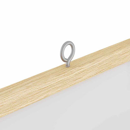 Bulletin Board Folding White 80 x 80 x 1.4 cm Solid pine wood