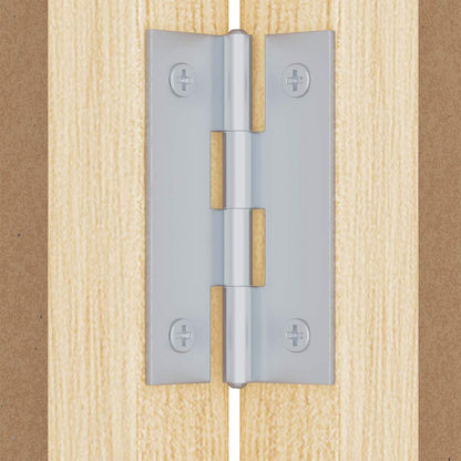 Bulletin Board Folding White 80 x 80 x 1.4 cm Solid pine wood