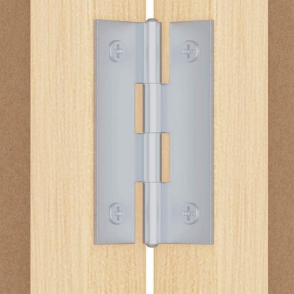 Bulletin Board Folding White 100 x 100 x 1.4 cm Solid pine wood