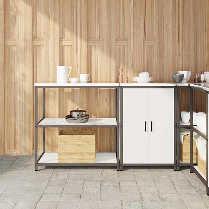 Kitchen Storage Set HATTEM 2 pcs White Cold-rolled Steel