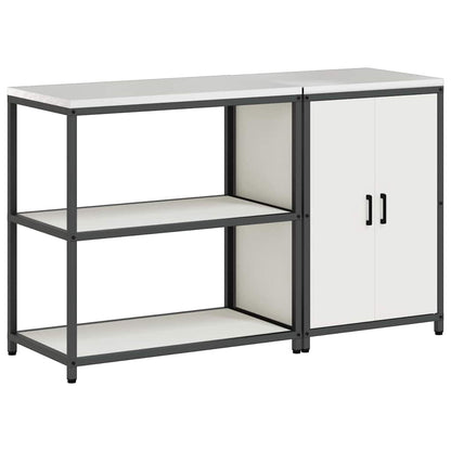 Kitchen Storage Set HATTEM 2 pcs White Cold-rolled Steel