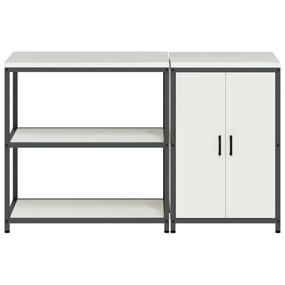 Kitchen Storage Set HATTEM 2 pcs White Cold-rolled Steel