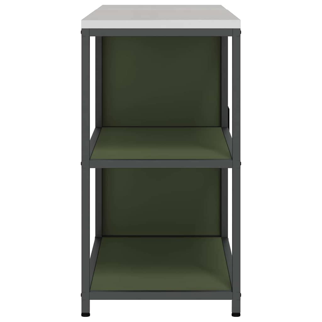 Kitchen Storage Set HATTEM 2 pcs Olive Green Cold-rolled Steel
