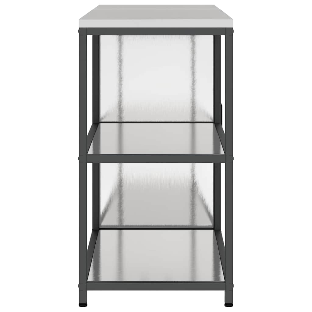 Kitchen Storage Set HATTEM 2 pcs Silver Stainless Steel