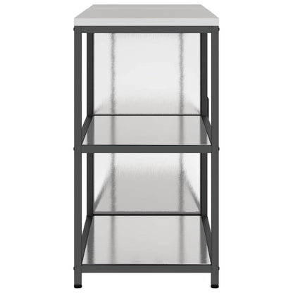 Kitchen Storage Set HATTEM 2 pcs Silver Stainless Steel