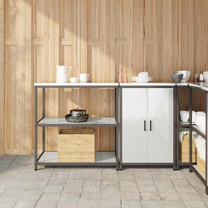 Kitchen Storage Set HATTEM 2 pcs Silver Galvanised Steel