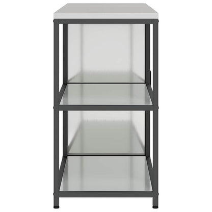 Kitchen Storage Set HATTEM 2 pcs Silver Galvanised Steel