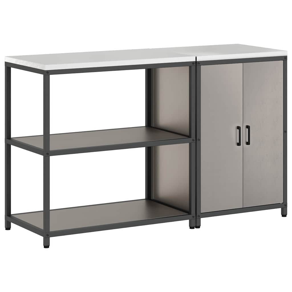 Kitchen Storage Set HATTEM 2 pcs Rusty Steel
